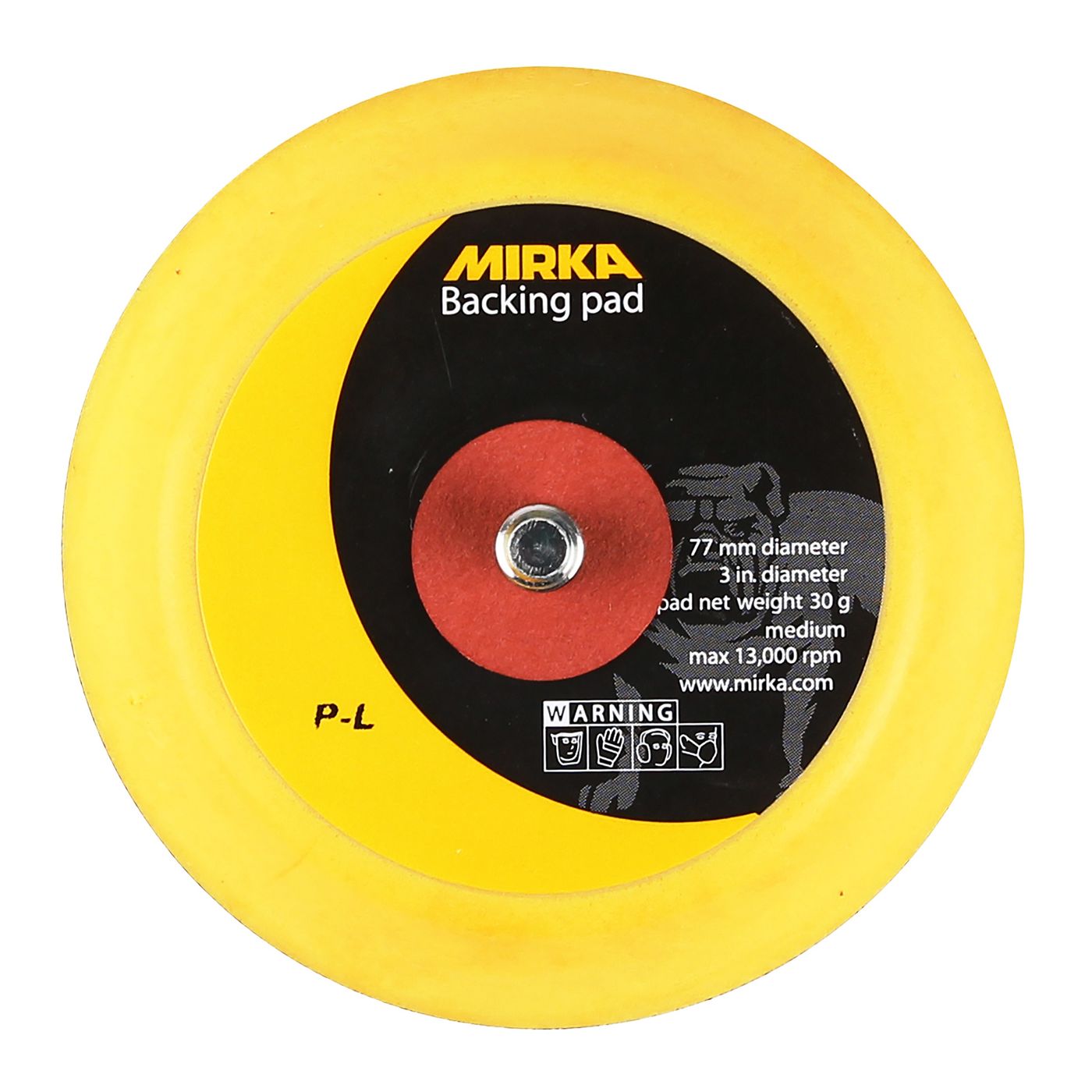 کفی میرکا Backing Pad 77mm 1/4" Grip 6H Medium